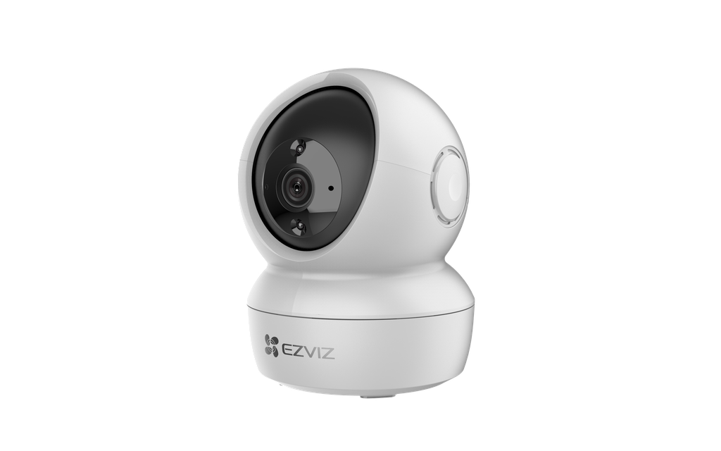 CAMARA WIFI INTELIGENETE CON PANEO E INCLINACION RESOLUCION 1080P, VISION PANORAMICA 360 NOCTURA, 10M DETECCION MOVIMIENTOS, (256GB) ,EZVIS.