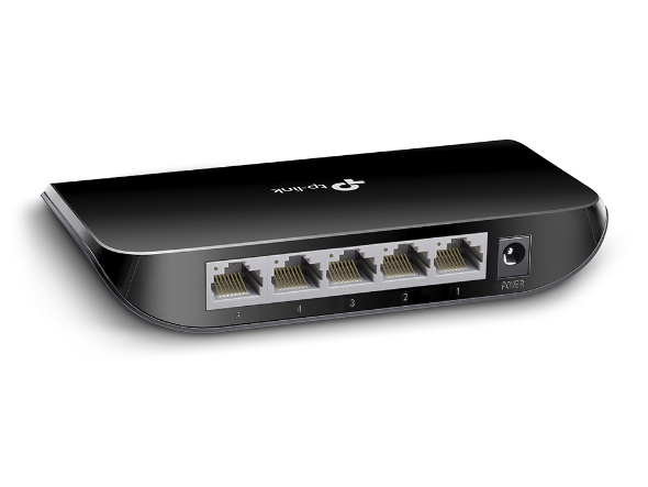 SWITCH PARA SOBREMESA CON 5 PUERTOS GIGABIT TP-LINK