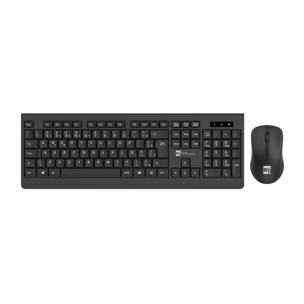 COMBO TECLADO Y MOUSE INALAMBRICO R8