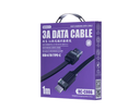 CABLE DE DATOS DE CARGA RÁPIDA TRENZADO RC-C086 AC JANKER SERIES 3A, REMAX.