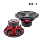 SUBWOOFER 15” | IMPEDANCIA: 2X4 OHM (DOBLE BOBINA) | POTENCIA MÁXIMA: 2500 WATTS