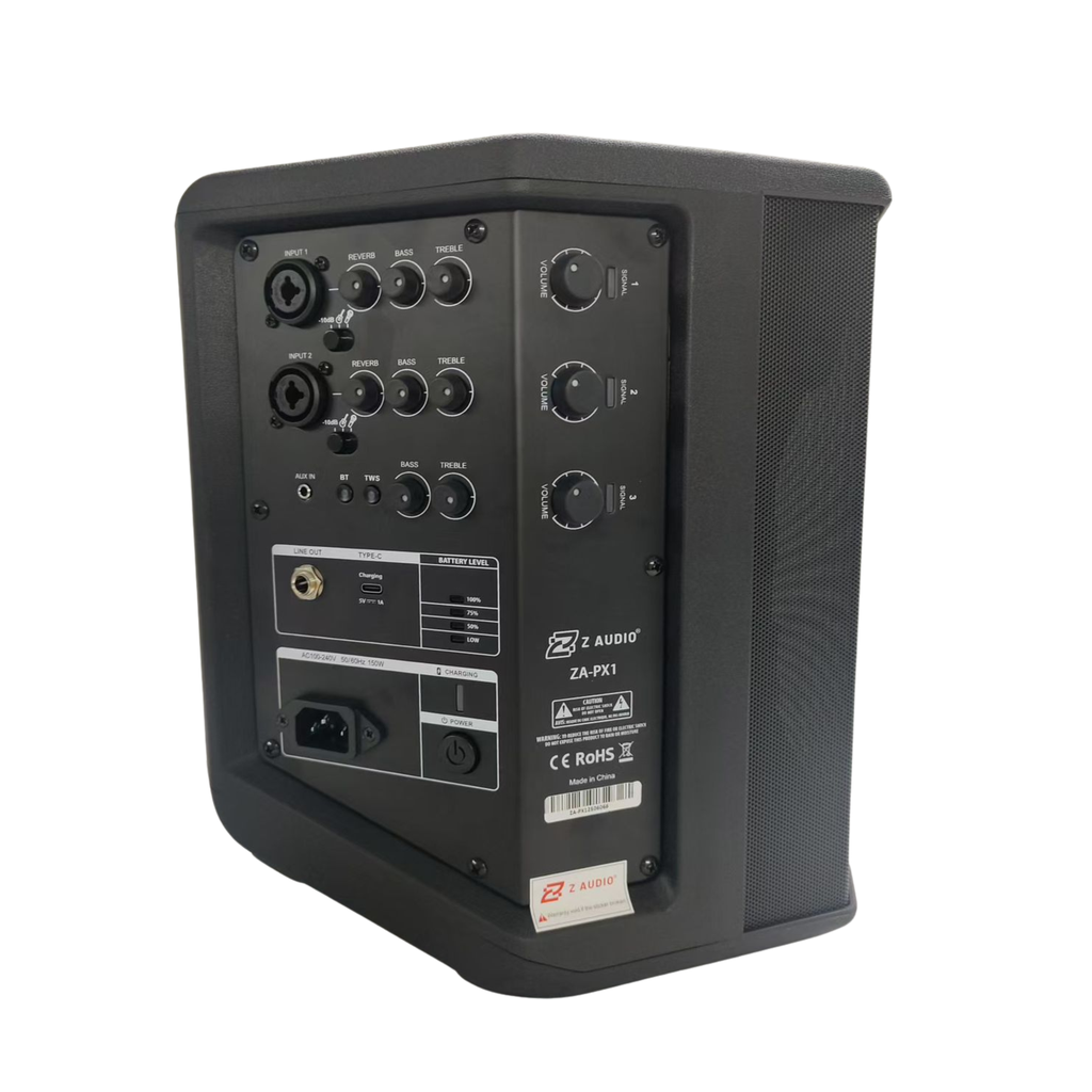 ALTAVOZ PA BLUETOOH, TWS, DSP, 3, 2,75 PRIME 82, BATERÍA UP 10 HORAS, MULTIPOSICIÓN DE 6,5'', BIAMPLIFICADO CLASE D DE 150 WATTS RMS.