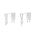 CARGADOR USB DOBLE, 2.4, WHITE, REMAX RP-U22