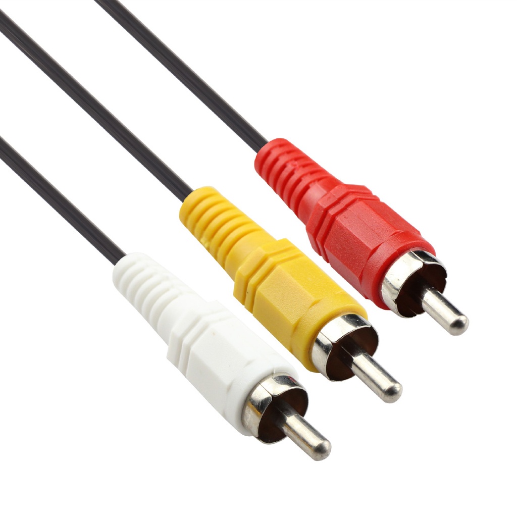 CABLE 3RCA/3RCA 6 PIES TRANSPARENT