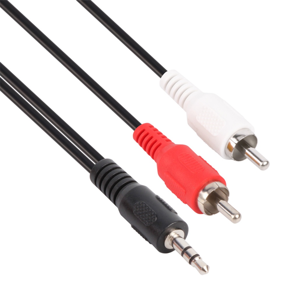 CABLE 3.5 TO 2 RCA  16 PIES VCOM