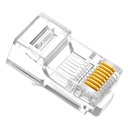 ENCHUFE RJ45 PERFORADO PLUG  8P8C CAT5E/UTP.