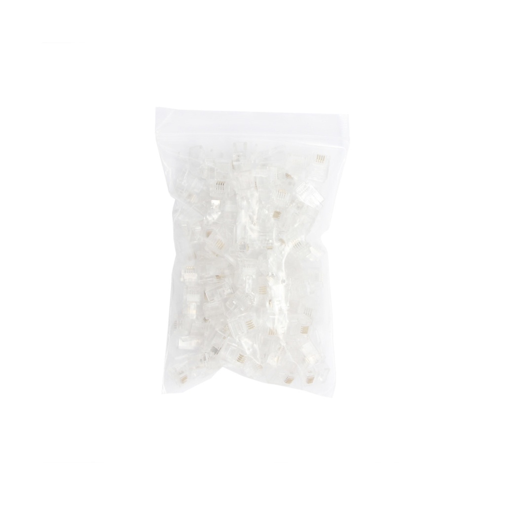 CONECTOR RJ45 Cat6/UTP/100pcs/box  VCOM