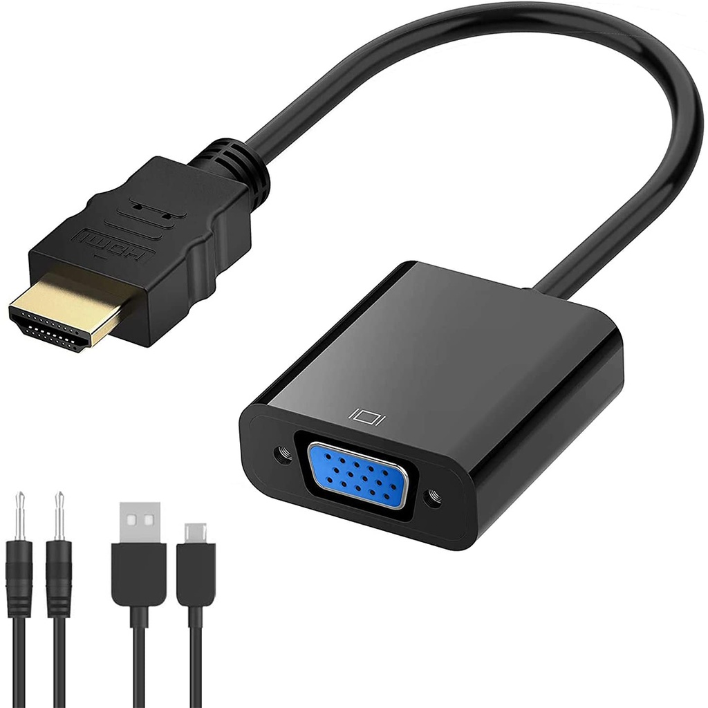 ADAPTADOR VGA TO HDMI, AUX VCOM