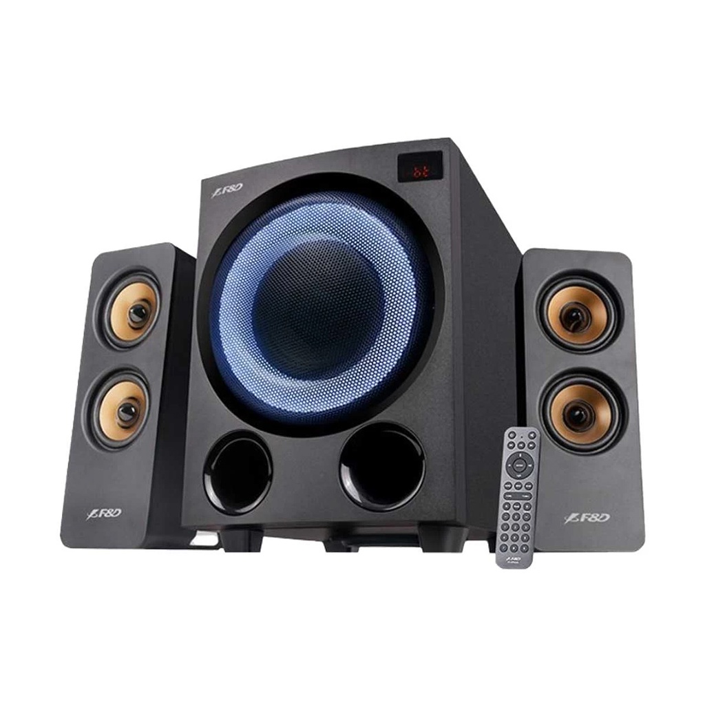 BOCINA 2.1 F&D F770X, 76RMS,FM,BT,OPT,USB