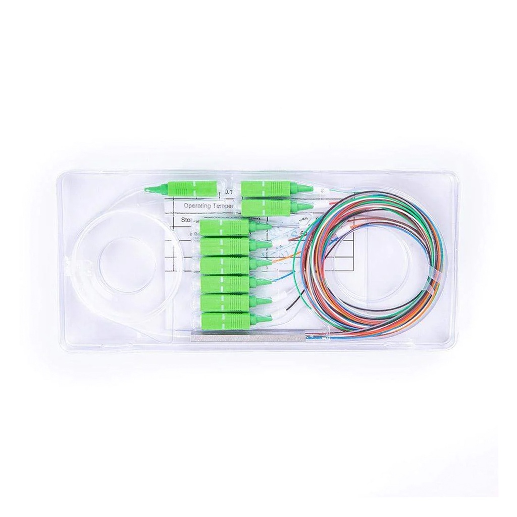 SPLITTER PLC1x8, WITCH SC/APC 1M