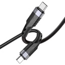 CABLE DE CARGA DE DATOS 60W TIPO C A TIPO C, BOROFONE.