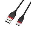 CABLE DE CARGA BX17 PARA TIPO-C,NEGRO, BOROFONE.