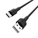 CABLE DE DATOS DE CARGA DE SILICONA BX30 PARA TIPO C, BOROFONE.