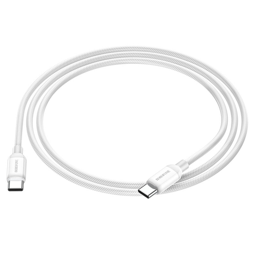 CABLE DE CARGA DE DATOS 100W, BX68 TIPO-C A TIPO-C (L = 1M), BOROFONE. (copia)