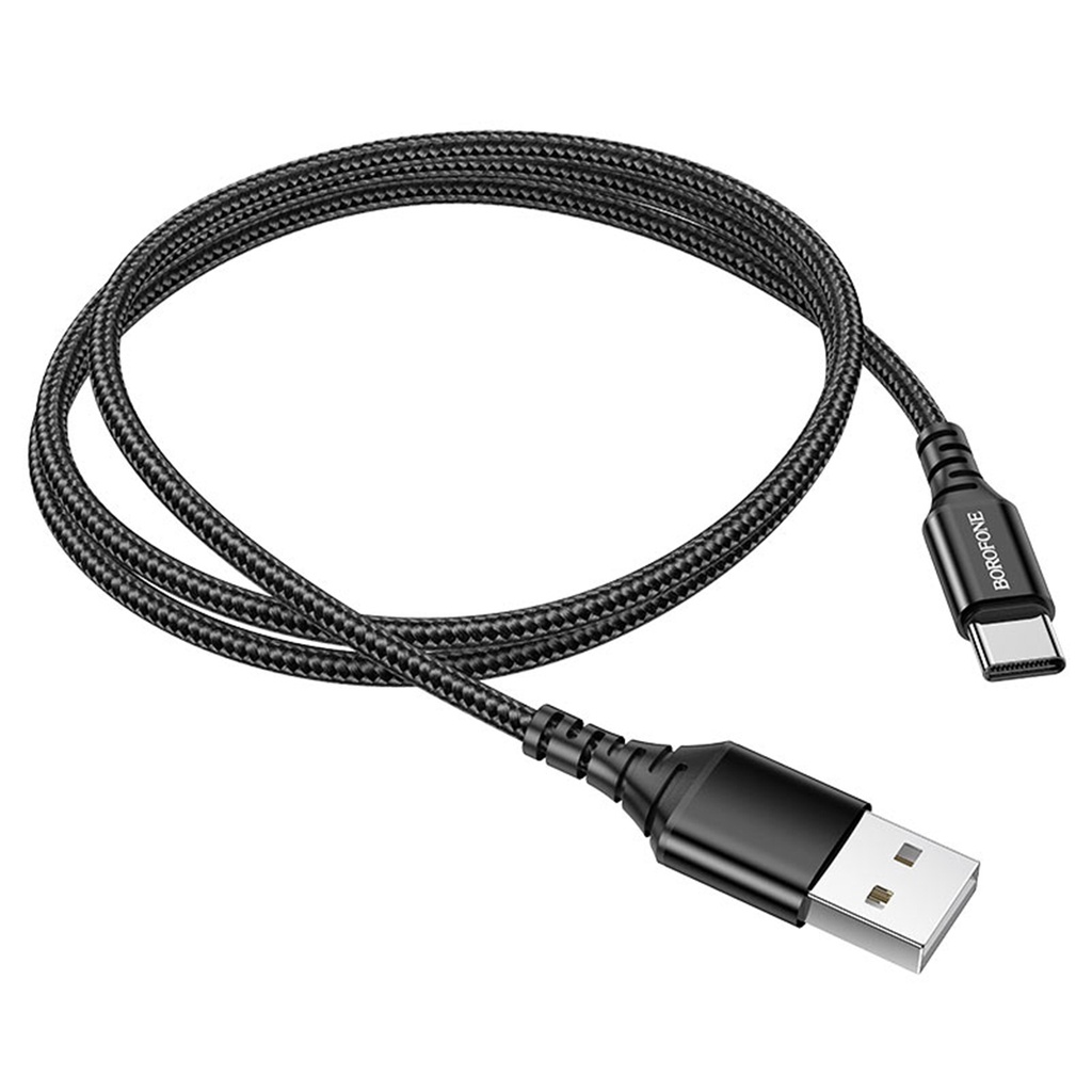 CABLE DE DATOS DE CARGA ULTRABRILLANTE BX54C PARA TIPO C, BOROFONE.