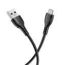 CABLE DE DATOS DE CARGA BX51,NEGRO TRIUMPH PARA MICRO, BOROFONE.