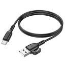 CABLE DE CARGA DE DATOS BX91 TIPO C, BLANCO Y NEGRO, BOROFONE.