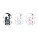 FORRO DE AURICULARES INALÁMBRICOS  CLAROS PARA MÚSICA Y LLAMADAS, CLEAR BUDS C2, REMAX.