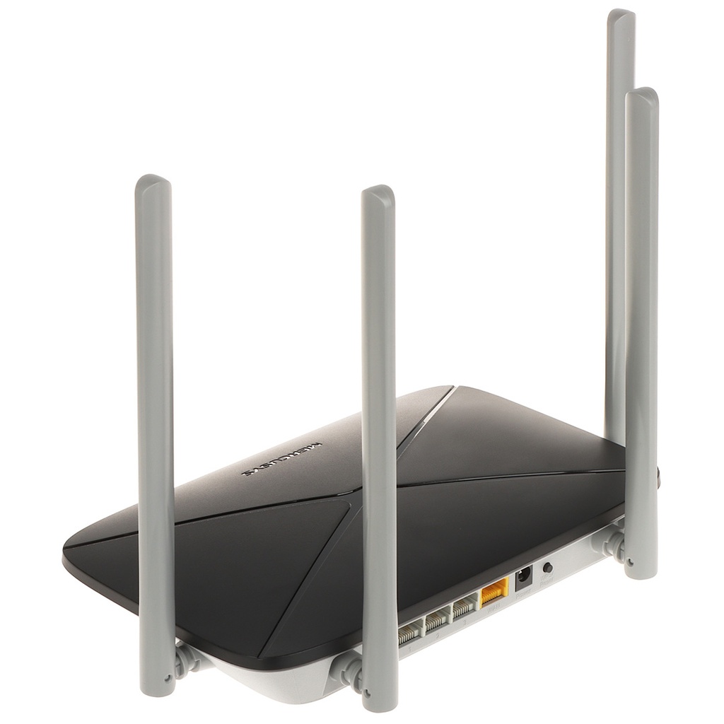 ROUTER AC  DUAL BAND  MERCUSYS 4 ANTENNA AC1200, 867MBPS A 5GHZ + 300MBPS A 2.4GHZ, 1 10 / 100M WAN + 4 10 / 100M LAN,  MERCUSYS