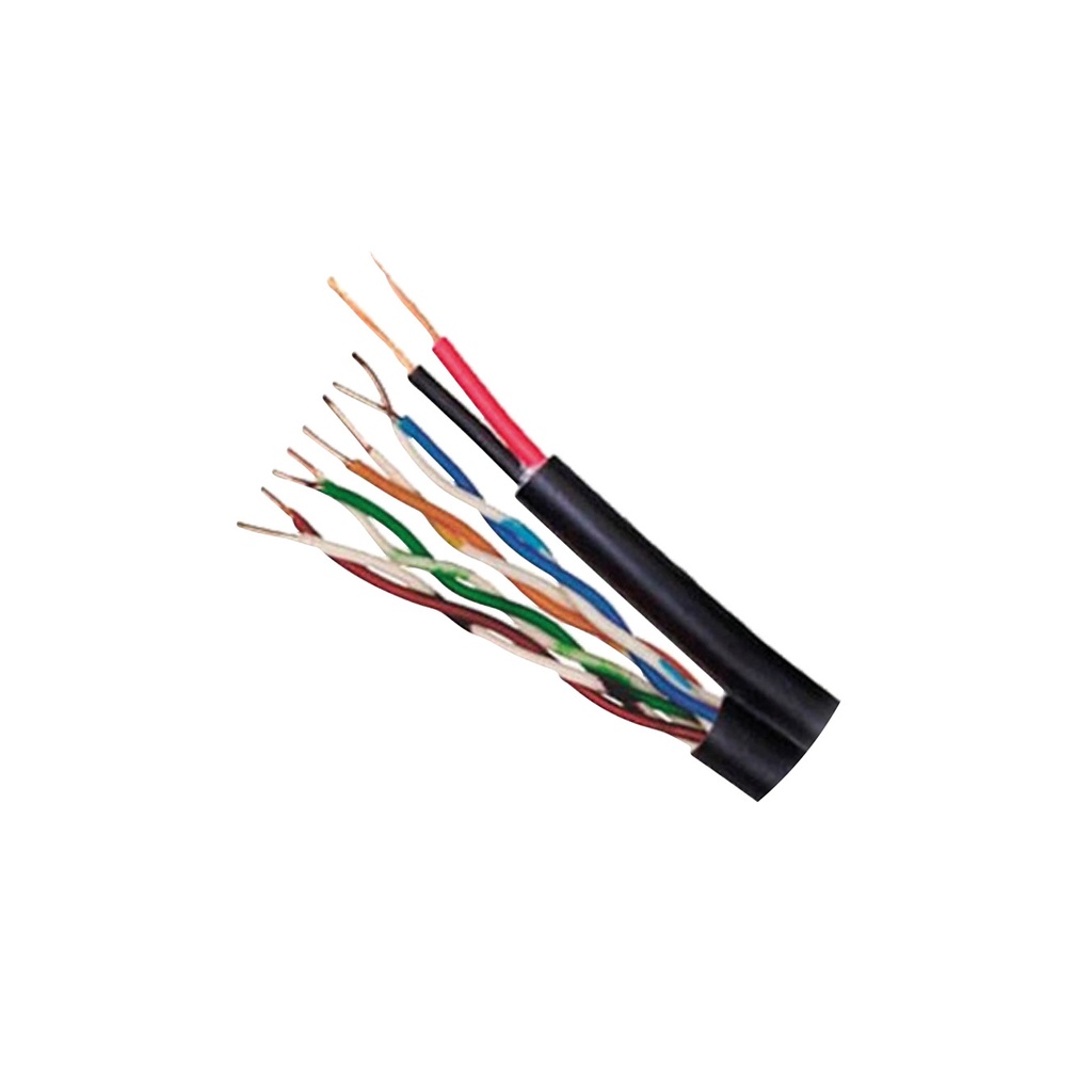 CABLE UTP CATE5+2C 16AWG OUTDOOR VXEL
