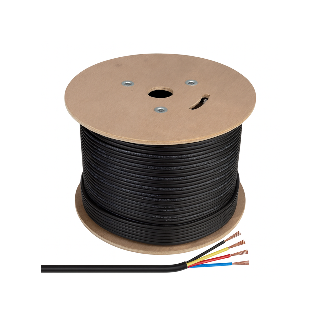 CABLE UTP CAT6E 1000 FT 4PAIR, 100% COBRE, OUTDOOR, VXEL
