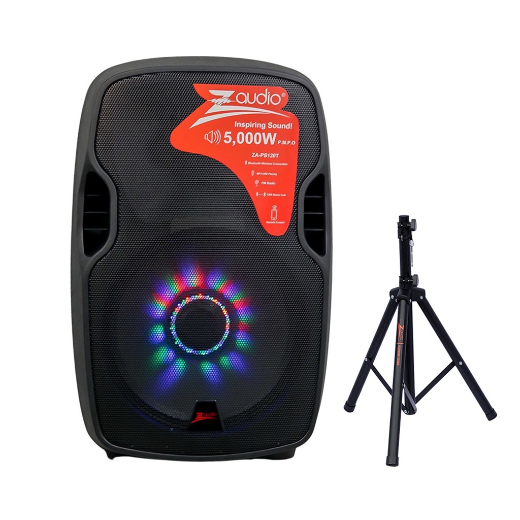 BOCINA 15 "DE ALTA CALIDAD CON MP3/ USB / SD / BLUETOOTH / FM ,  MICRÓFONO , 5000 WATTS, CONTROL REMOTO