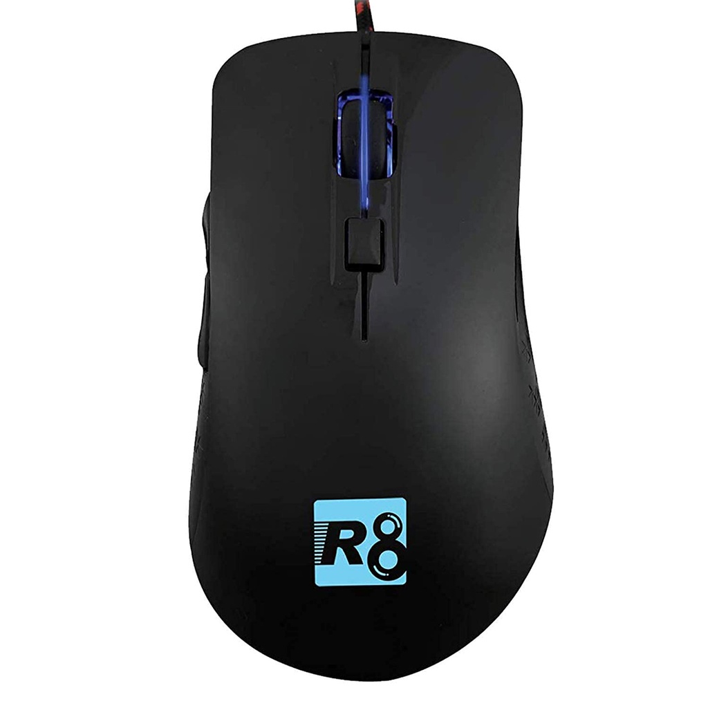 MOUSE OPTICO CON LUCES LIGERO 6D R8