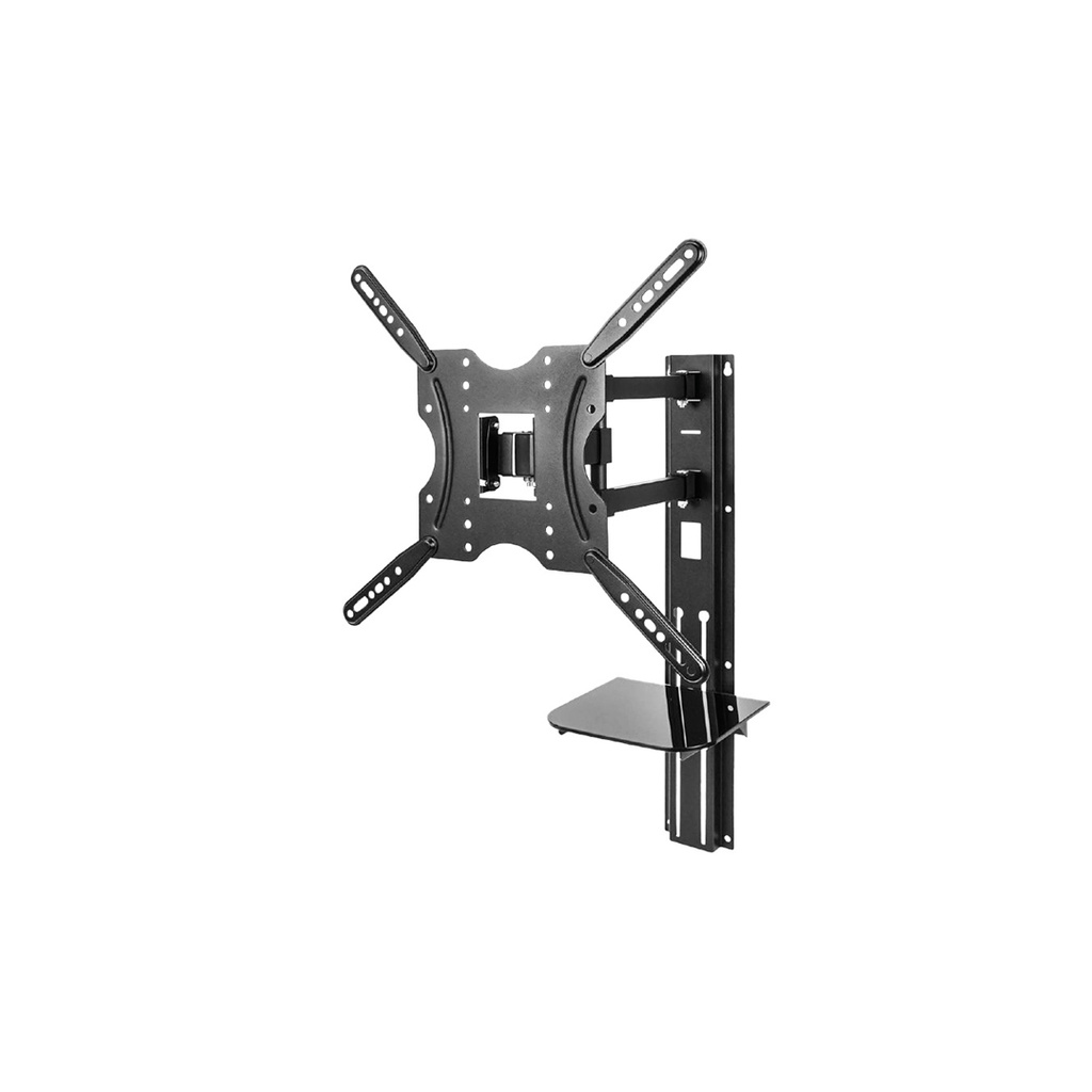 BASE TV GIRATORIA 32”-55” CON SOPORTE PARA TV: 30KG / 66LBS Y DVD:55KG / 111LBS VXEL