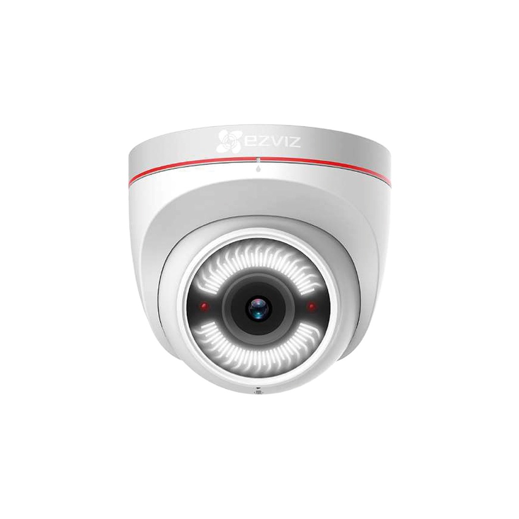 CAMARA 2MP, 1080P,  DOME, AI, ALARMA LUMINOSA, IP67, UP 256GB, WIFI 2.4 GHZ,EZVZ.