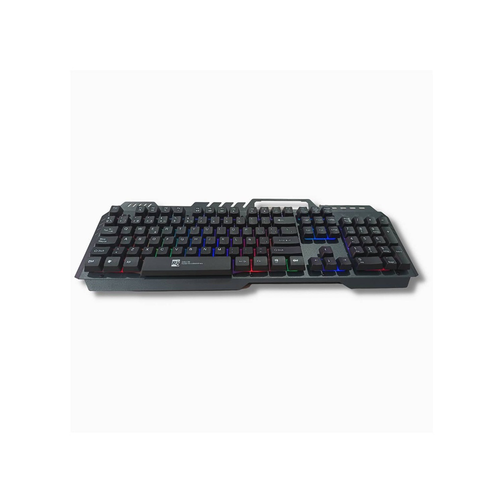 TECLADO ERGONÓMICO PARA VIDEOJUEGOS CON LUCES R8