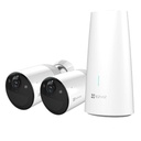 SISTEMA DE SEGURIDAD EZVIZ BC1-B2 DE 2 CÁMARAS 1080P PACK DE 2 CÁMARAS DE EXTERIOR FULL HD, WI-FI CON BASE DÍA/NOCHE