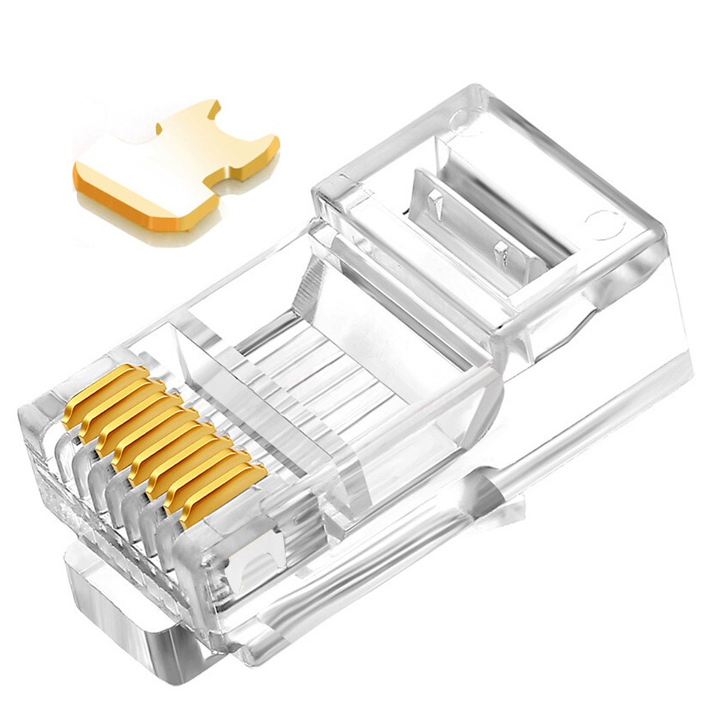 ENCHUFE RJ45 PERFORADO PLUG  8P8C CAT5E/UTP.