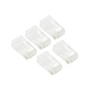 CONECTOR RJ45 PERFORADO RJ45 8P8C CAT6/UTP/RJ45/3 FOCK/3U