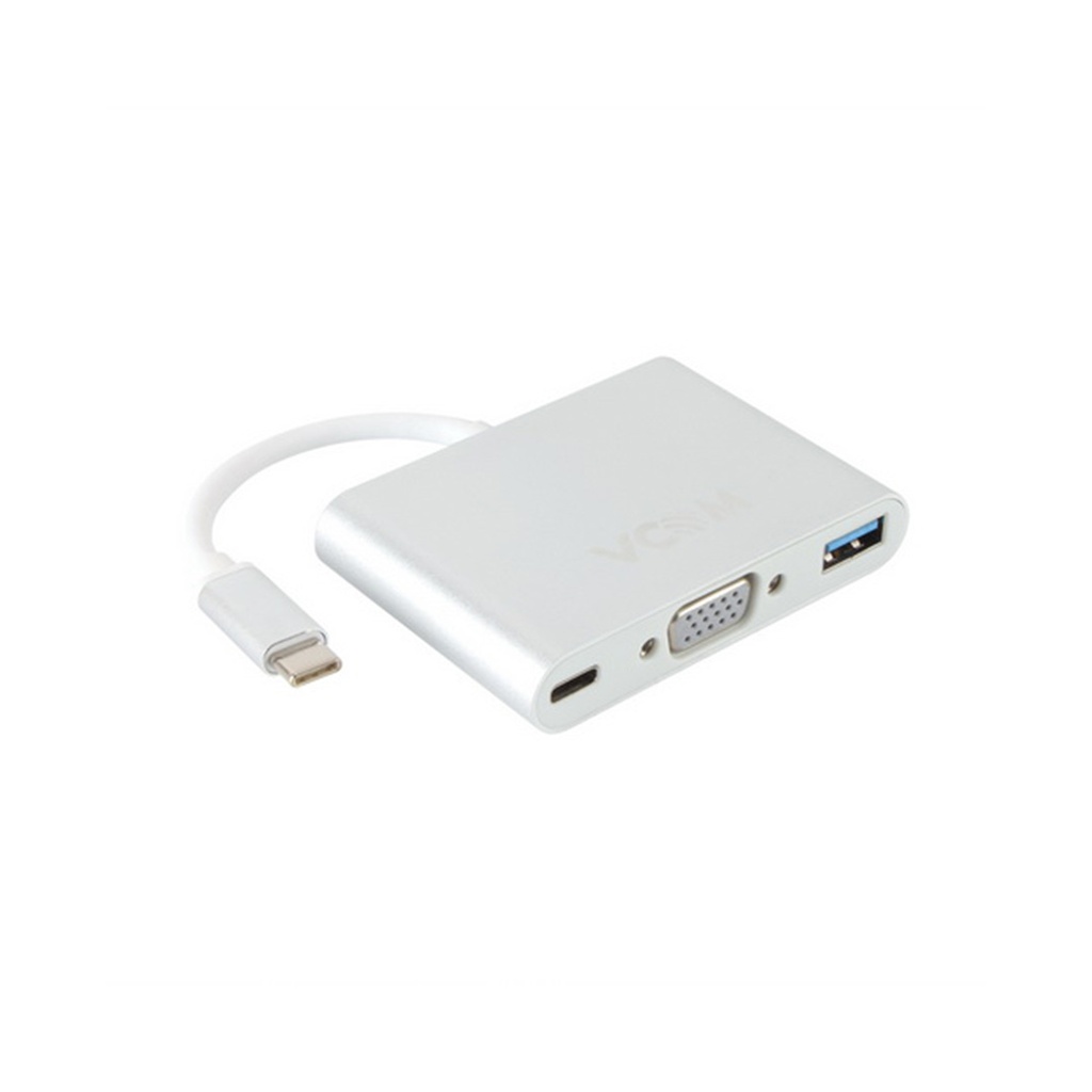 DOCKING USB TYPE C/M TO VGA & USB  VCOM