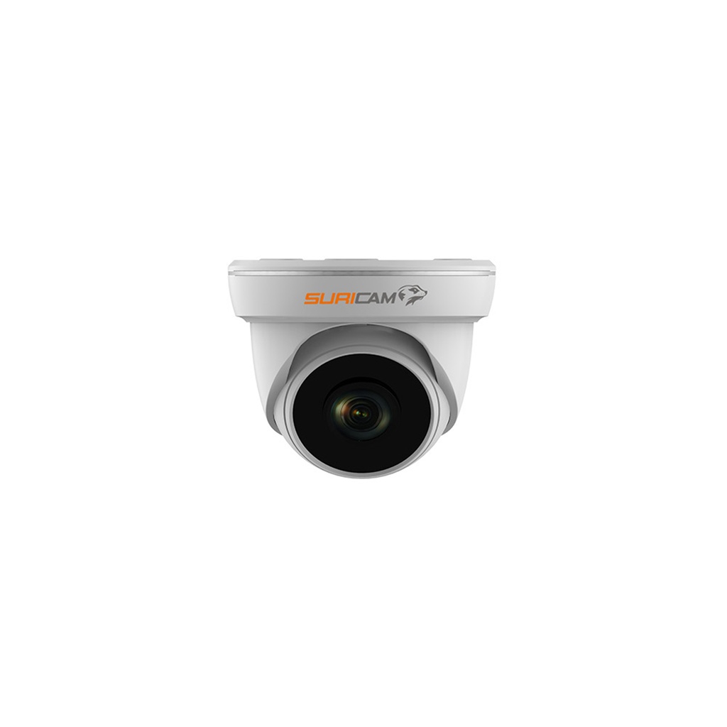 CÁMARA DOMO HD DE PLÁSTICO LED IR: 14µ X 12PCS, SIN OSD SENSOR CMOS DE 1/3", 1080P A 25 FPS DWDR, 3D NR, UTC, CON LENTE IR-CUT DE 2,8 MM