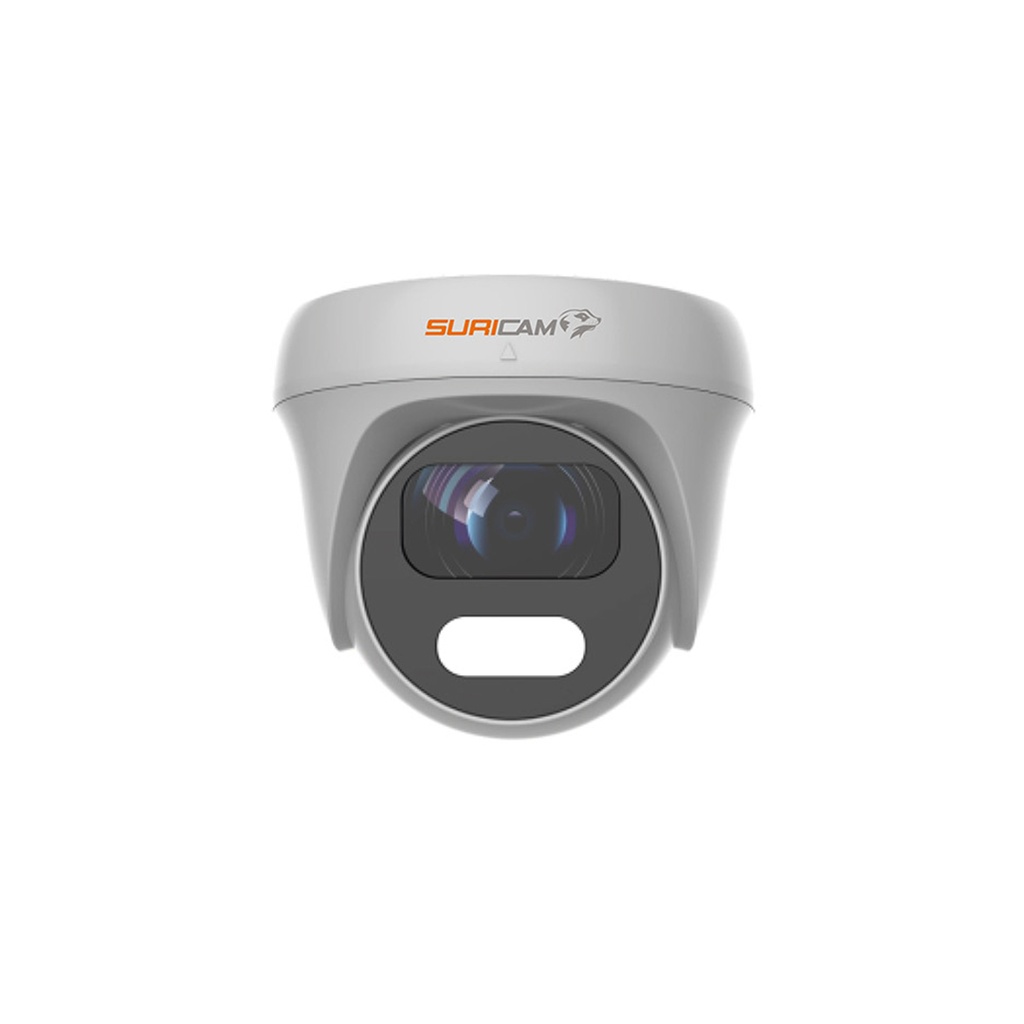 CÁMARA DOMO FULL COLOR DE METAL Y PLÁSTICO SENSOR 1∕3 CMOS 1080P, 2.8MM CON IR-CUT DWDR 3DNR UTC LUZ CÁLIDA SIN OSD