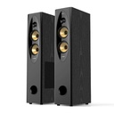 BOCINA 2.0 MADERA  T-60X PRO , FM, BLUETOOTH, USB,NFC, 120W, APP CONTROL, F&D .