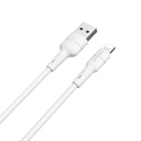 CABLE DE DATOS DE CARGA DE SILICONA BX30 PARA IP, BOROFONE.