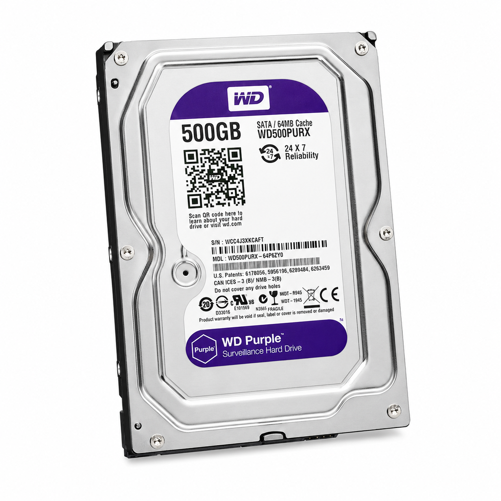 DISCO DURO PURPURA 500GB REFURBISHED HDD3.5
