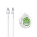 CABLE DE CARGA TIPO C, BLANCO, SERIE RC-C091C-C, REMAX.