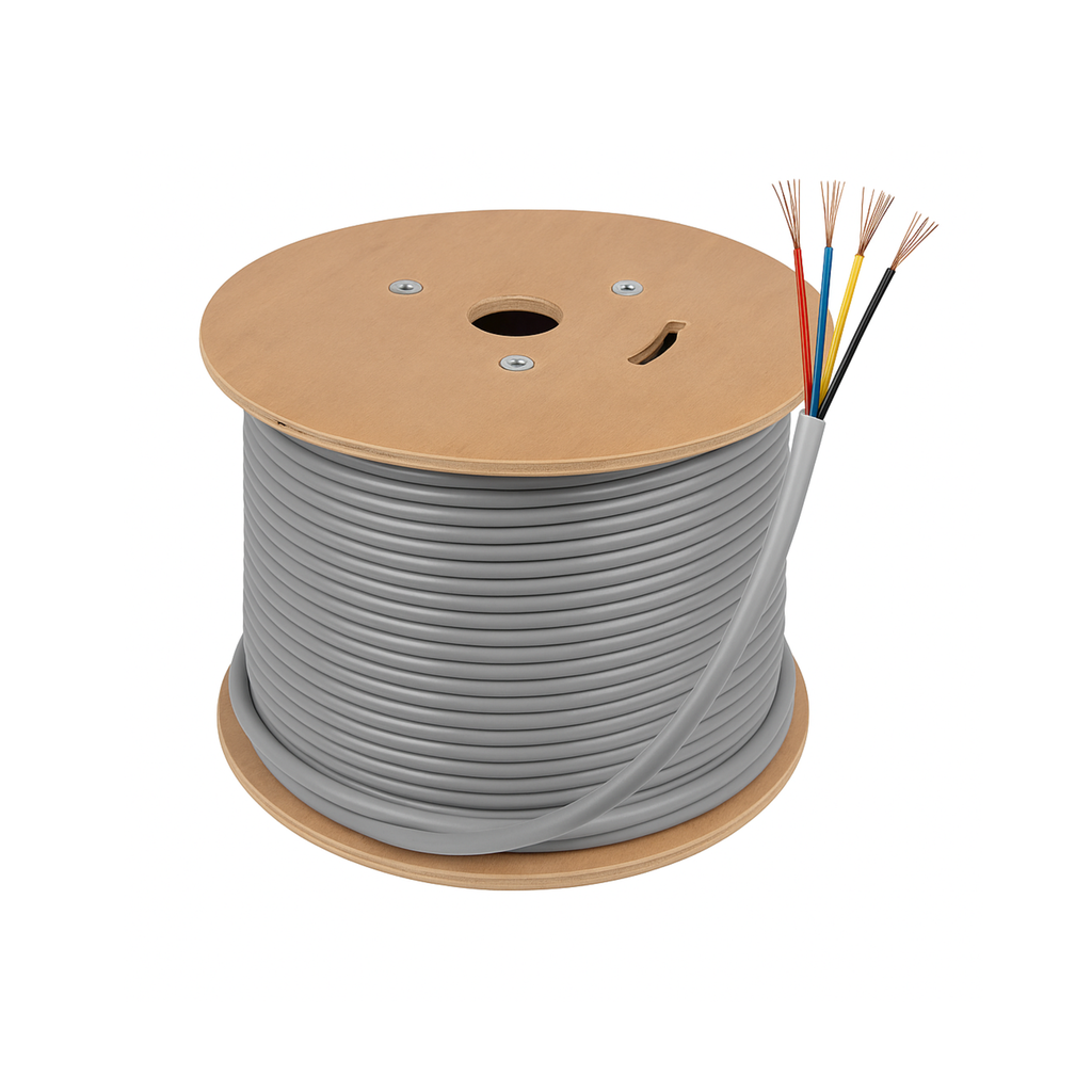 CABLE UTP CAT 5E 4 PAIRS 0.5MM 100% COBRE ,GRIS, VXEL