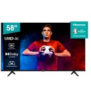 SMART TV HISENSE 58" 4K,UHD,BT, VIDAA.