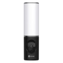 CAMARA INTELIGENTE DE PARED CON LAMPARA 4MP,2.0MM, VISION NOCTURNA A COLOR, LUMINOSIDAD 700 LUMINES, WIFI 2.4 GHZ, 2K,PROTECCION CON AGUA Y POLVO IP65,32 GB , DETECCION IA, EZVIZ.