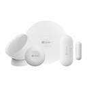 KIT ALARMA WIFI A3 ZIGBEE 4 SENSORES PARA EL HOGAR, BOTON INTELIGENTE,SENSOR DE APERTURA Y CIERRE, PIR, EZVIZ.
