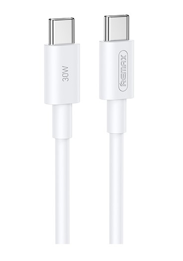 CABLE SERIE MARLIK 30W PD TIPO C A TIPO C BLANCO, REMAX.