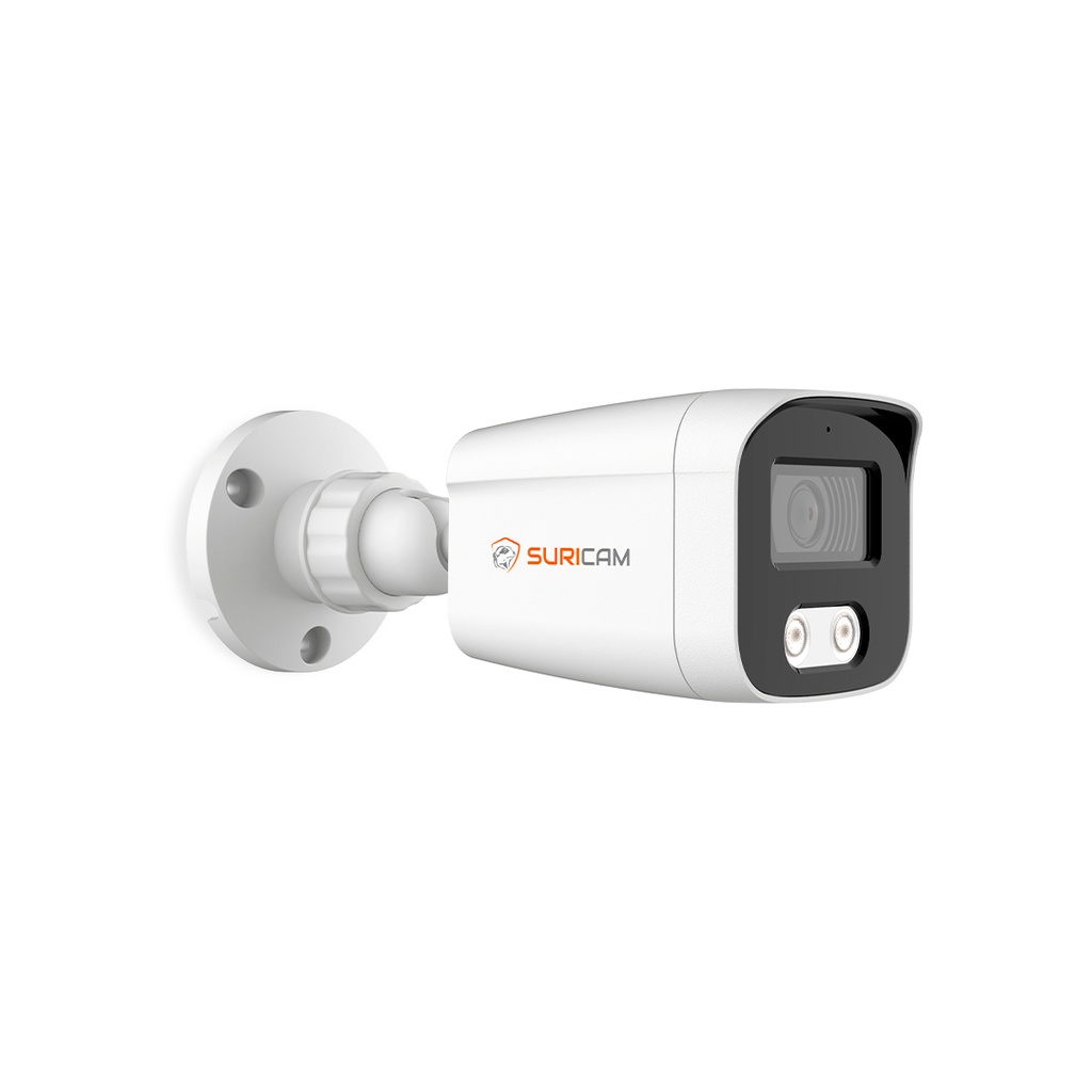 CÁMARA BULLET PLÁSTICO Y METAL FULL COLOR DE 2 MP SENSOR CMOS DE 1/3", SALIDA DE 2M) /5M, DWDR, DNR ,UTC, OSD. LENTE DE 2,8 MM CON AOC, CUBRE 25MSURICAM.