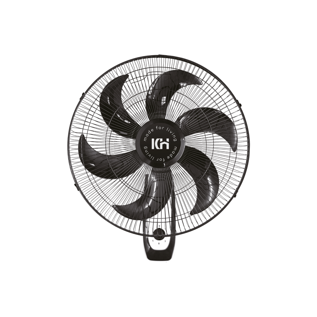 VENTILADOR DE PARED 18" CON CONTROL REMOTO, TRES VELOCIDADES 110V/60HZ, 6 PP—NARANJA, TEMPORIZADOR DE 120 MIN, CABLE DE ALIMENTACIÓN: 1,5 M*0,5, COLOR: NARANJA+NEGRO