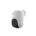 CÁMARA WIFI EXTERIOR MODELO H8C 3MP, RESOLUCIÓN 2K, LENTE 4MM, COBERTURA PANORÁMICA DE 360°, FORMATO DE VIDEO H.265, ADMITE TARJETA MICROSD HASTA 512 GB (NO INCLUIDA), EZVIZ.
