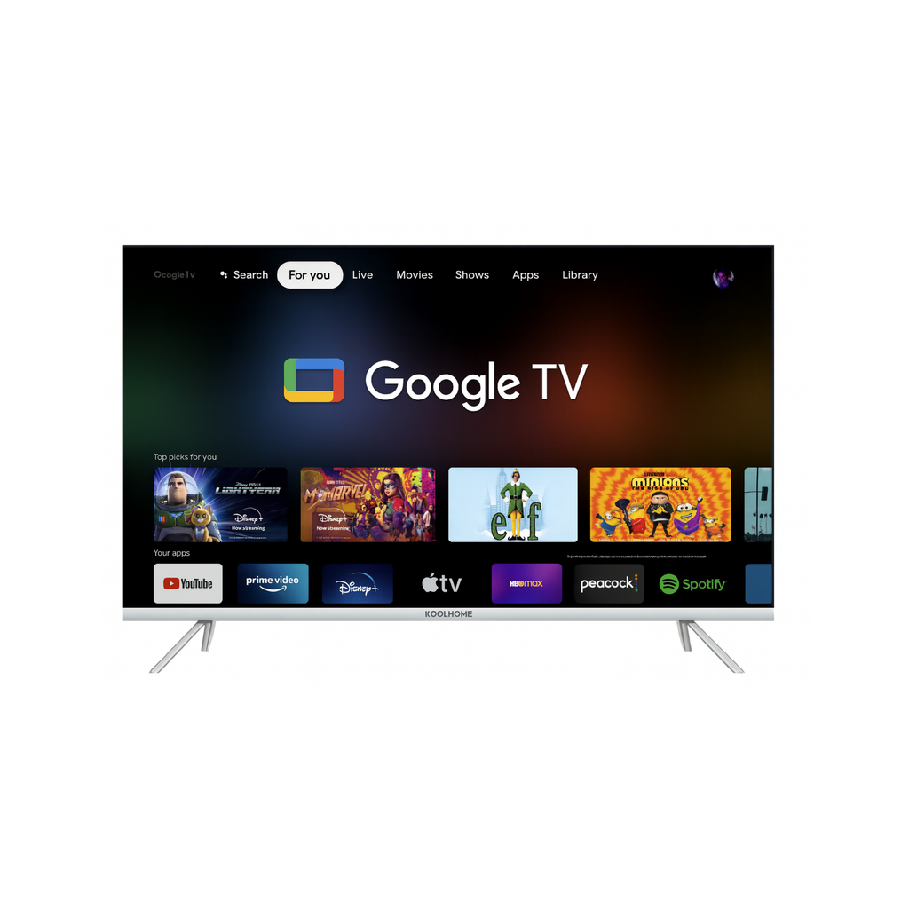 SMART TV KOOL 43" 4K UHD, GOOGLE TV