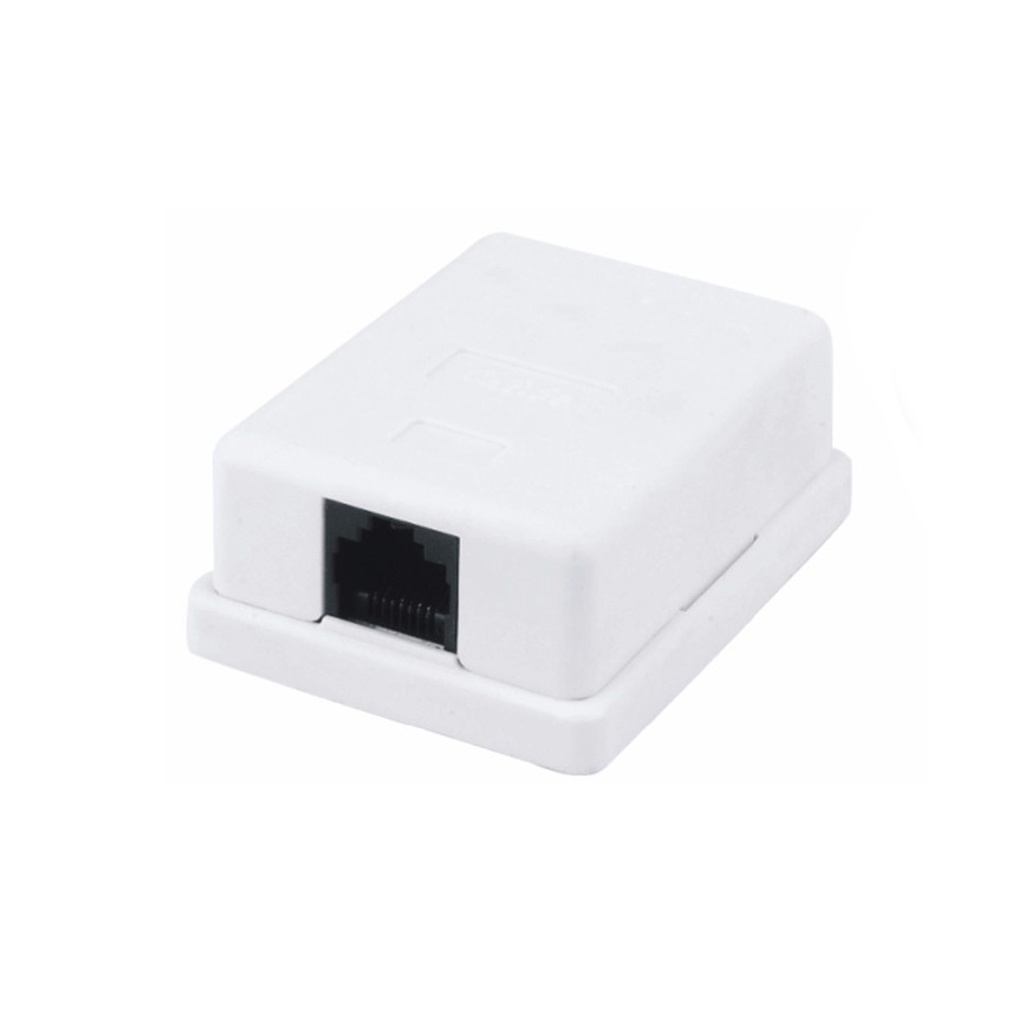 RJ45 SURFACE MOUNT 1 PORT VCOM